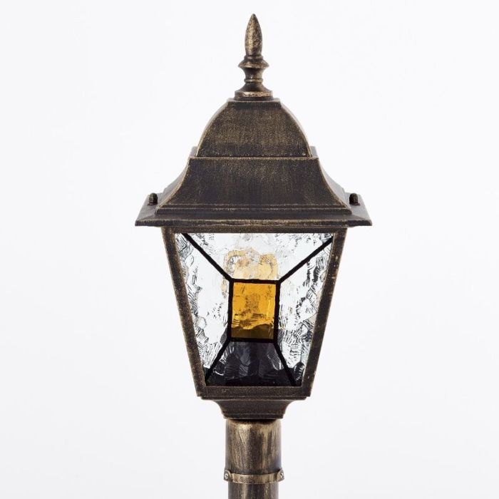 Classic outdoor light rust coloured, Levinus, IP44