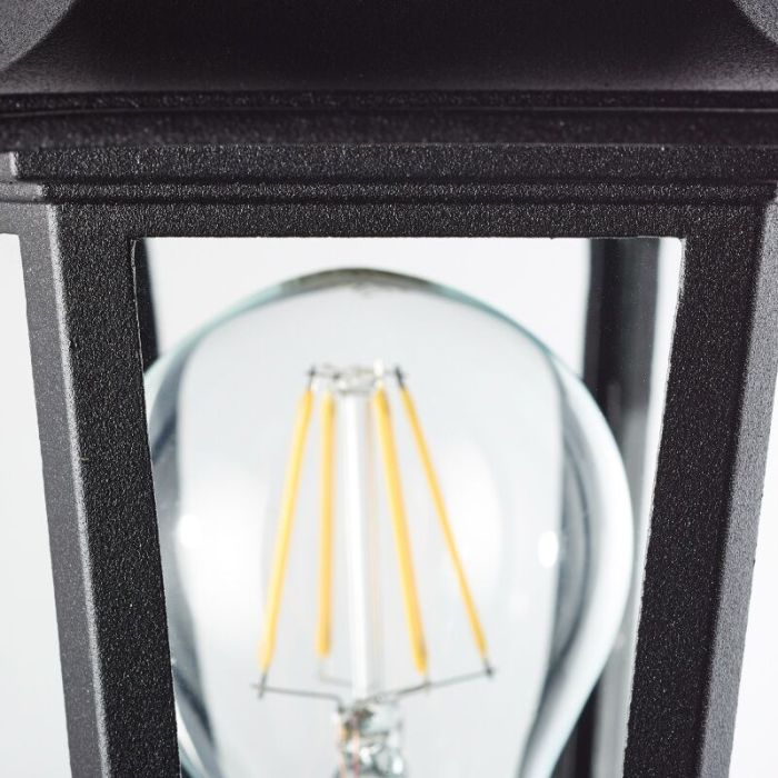 Classic outdoor light black, Radha, IP44