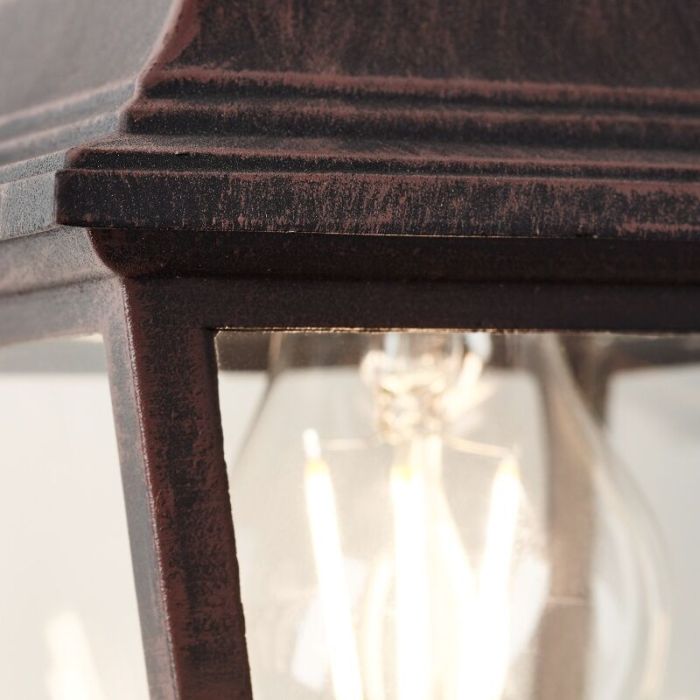 Classic outdoor light rust coloured, Kalle, IP44