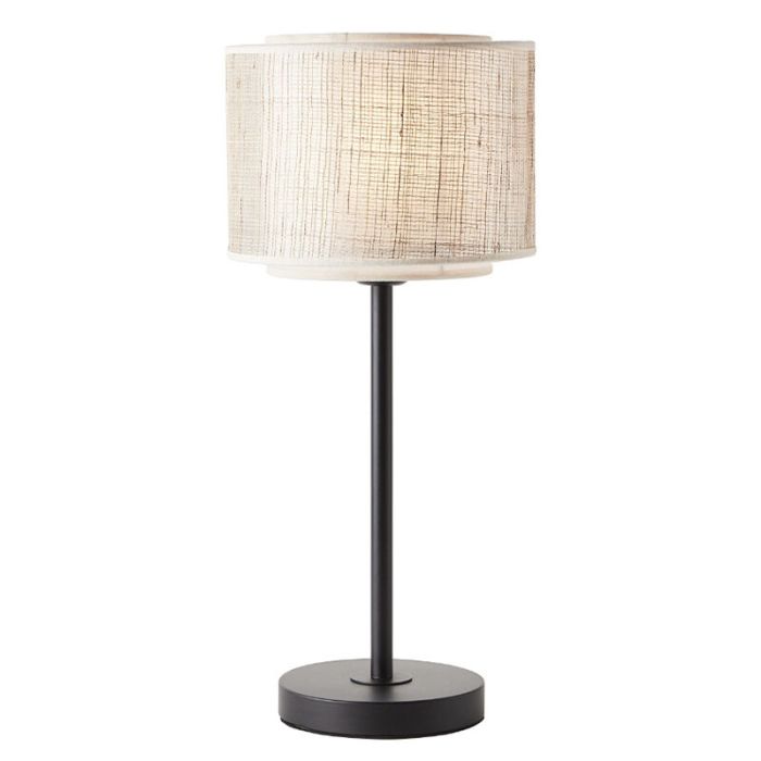 Rustic table lamp beige, Gerbert, with switch