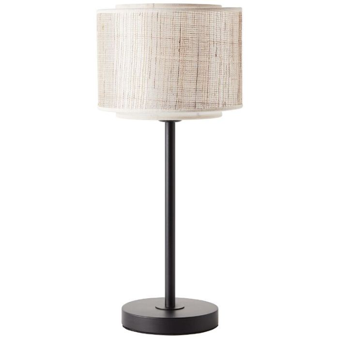 Rustic table lamp beige, Gerbert, with switch