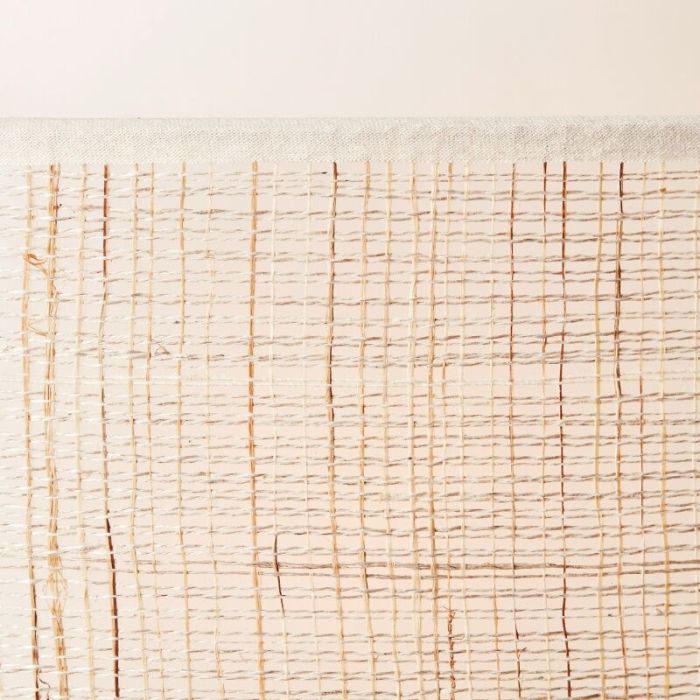 Rustic floor lamp beige, Gerbert, with switch