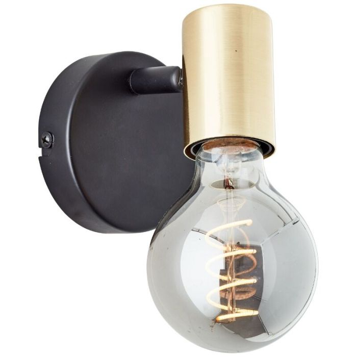 Modern wall spotlight brass, Lakeisha