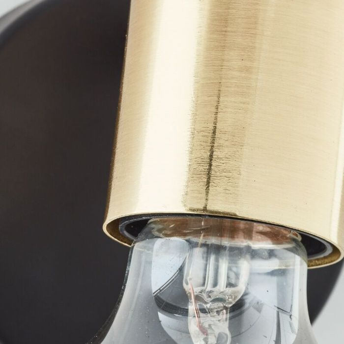 Modern wall spotlight brass, Lakeisha