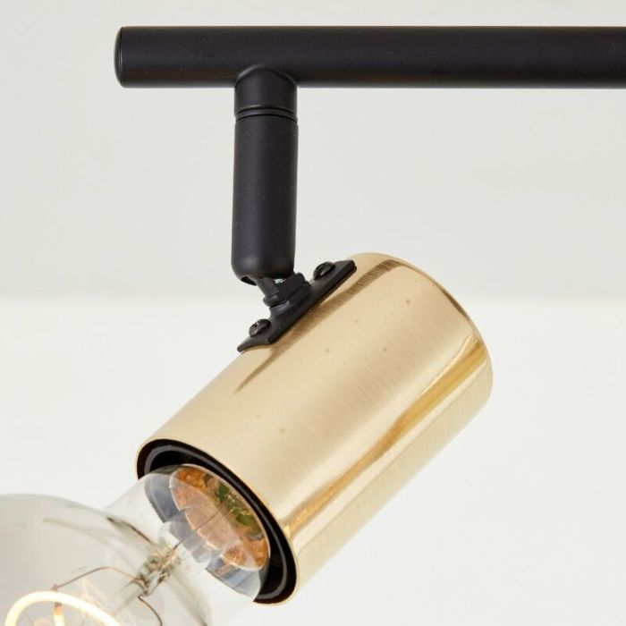 Modern ceiling spotlight brass, Lakeisha