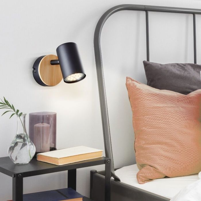 Modern wall spotlight brown, Karam