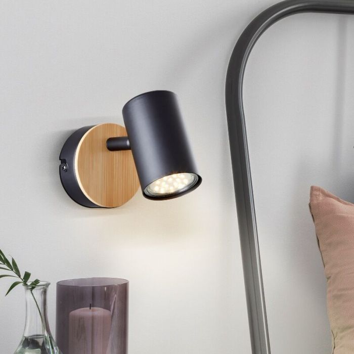 Modern wall spotlight brown, Karam