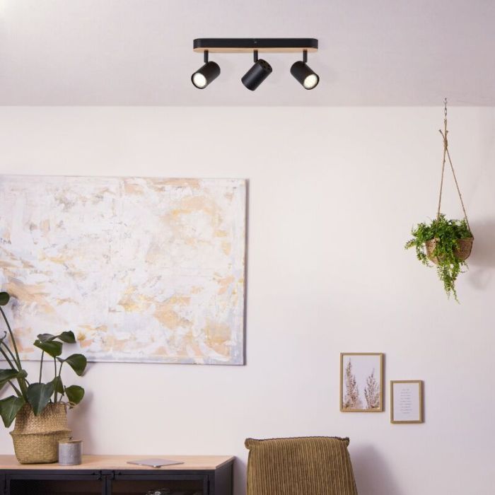 Modern ceiling spotlight brown, Karam
