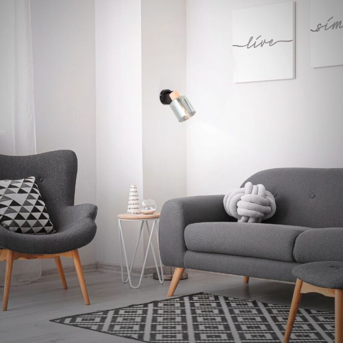Modern wall light grey, Serkan