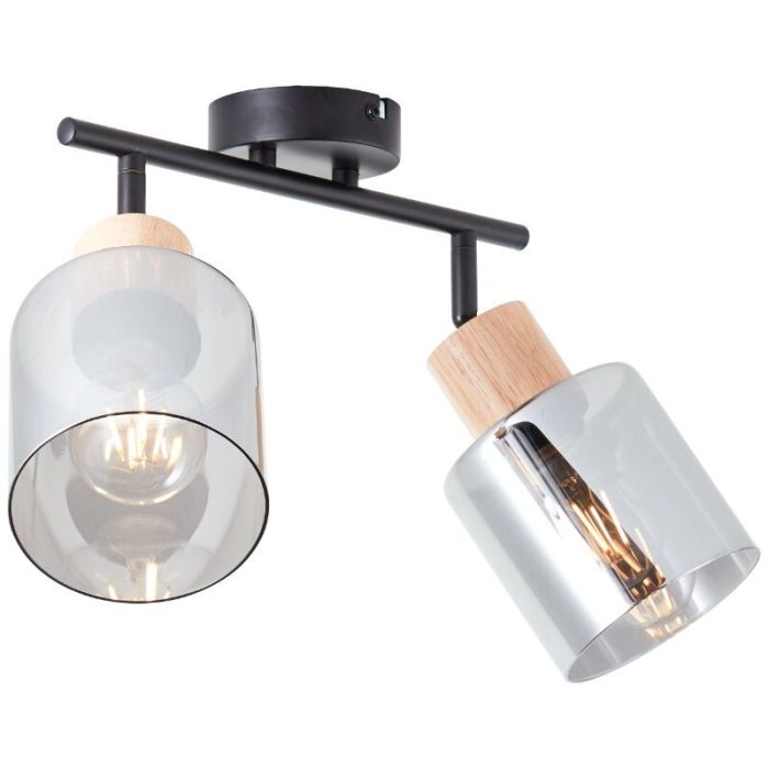 Modern ceiling spotlight grey, Serkan