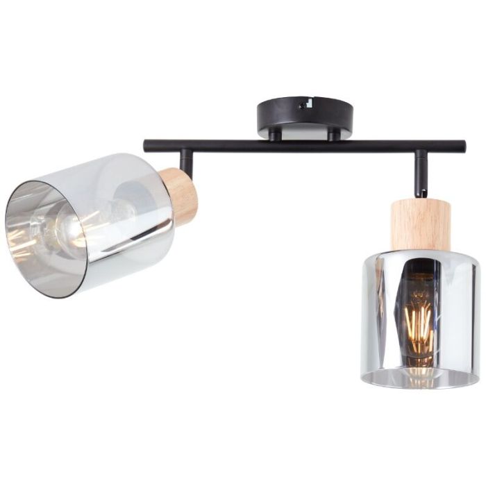 Modern ceiling spotlight grey, Serkan