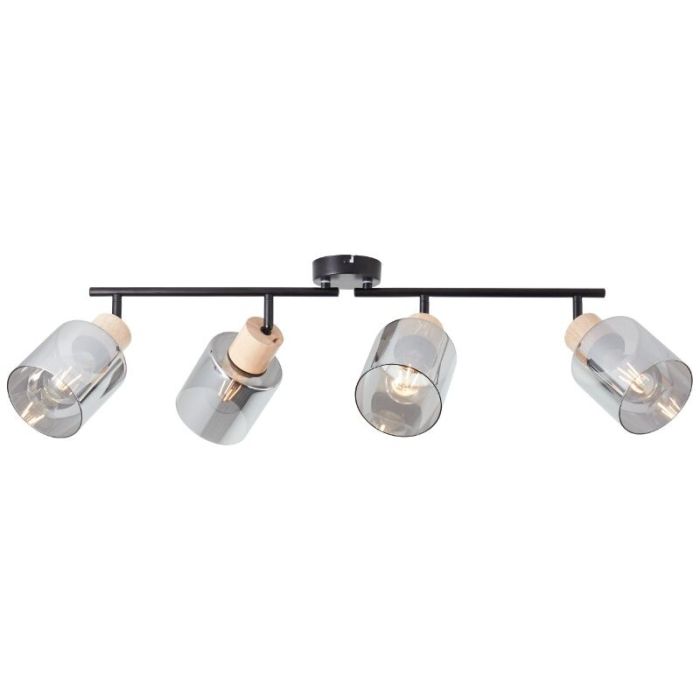 Modern ceiling spotlight grey, Serkan