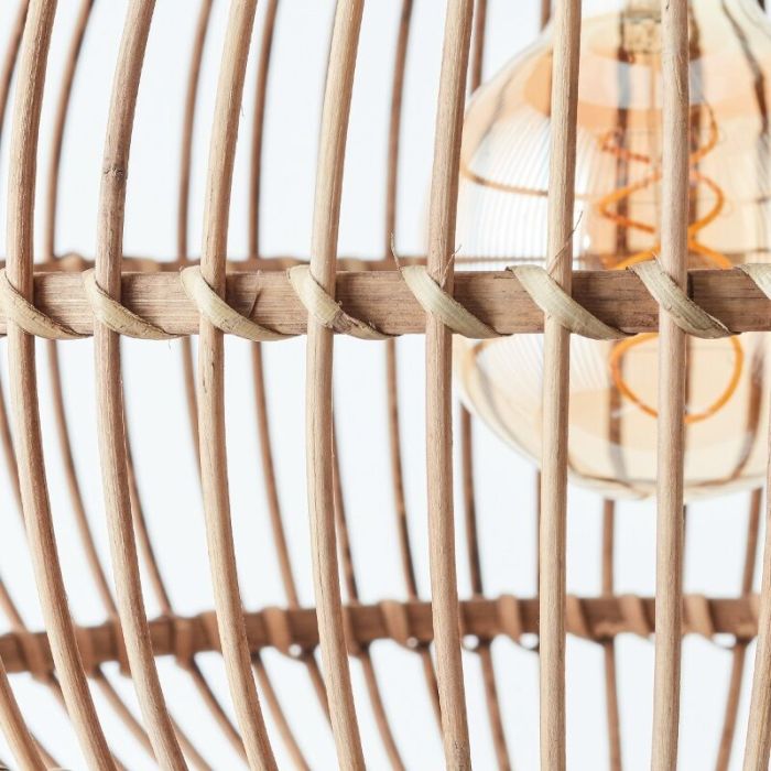 Rattan pendant light brown, Sevim