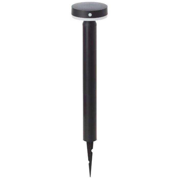 Metal solar outdoor floor lamp black, Kubilay, 3W, 4000K LED, IP44