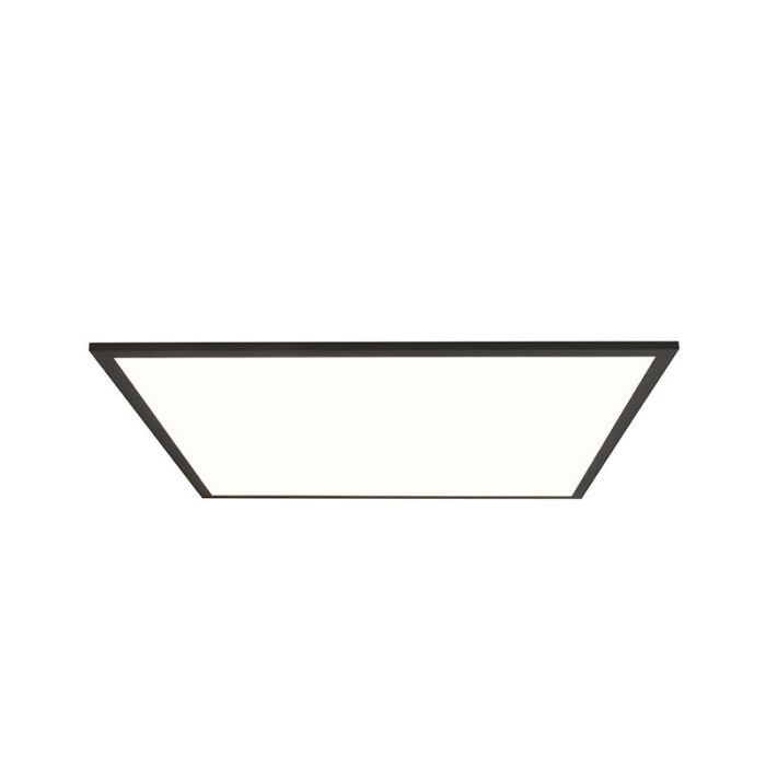 Modern LED panel ceiling light black, Bojan, 40W, 4000K LED