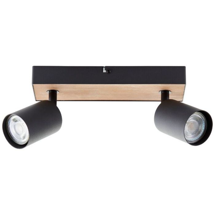 Modern ceiling spotlight black, Leendert