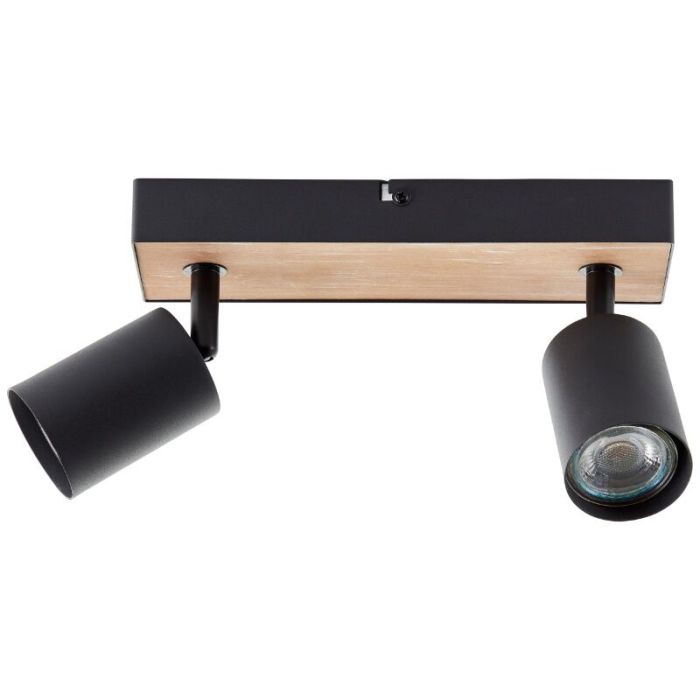 Modern ceiling spotlight black, Leendert