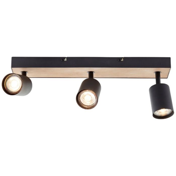 Modern ceiling spotlight black, Leendert