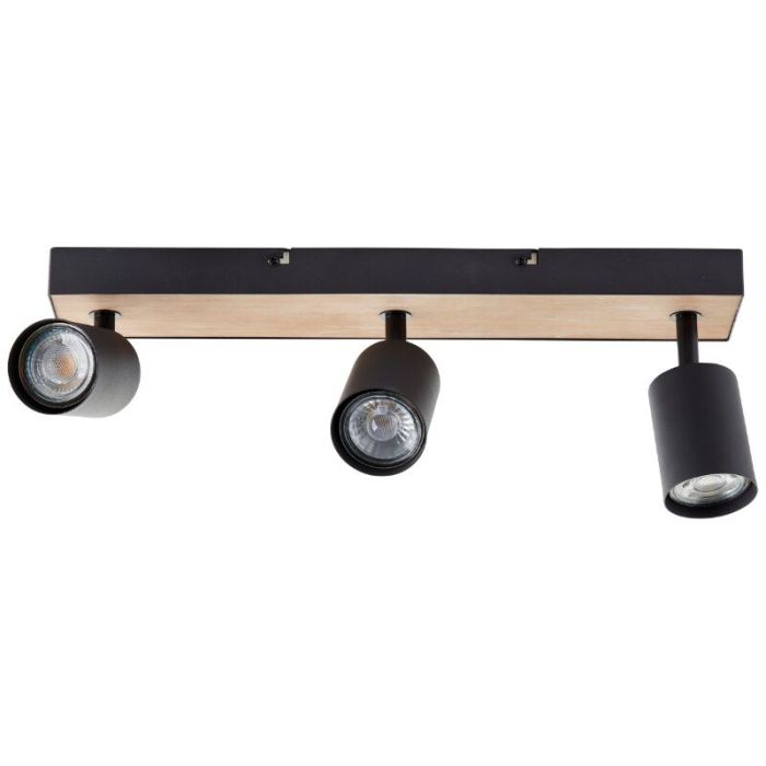 Modern ceiling spotlight black, Leendert