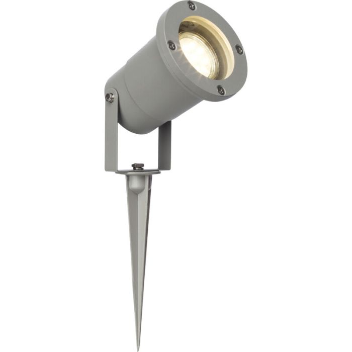 Glass garden spike light grey, Shanna, 3W, 3000K LED, IP44