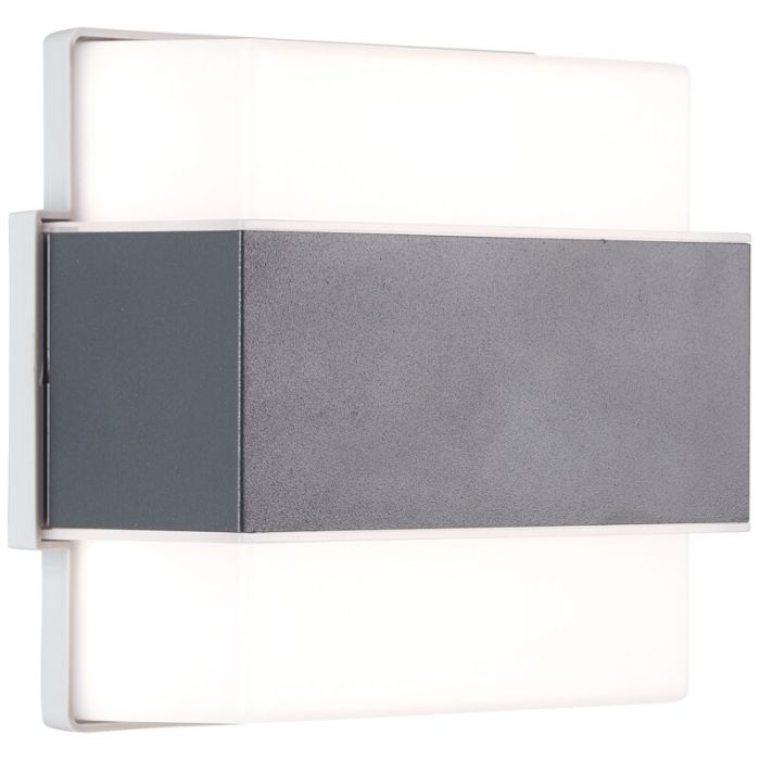 Modern outdoor light anthracite, Birol, 7W, 4000K LED, IP44