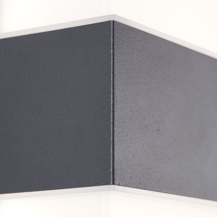 Modern outdoor light anthracite, Birol, 7W, 4000K LED, IP44