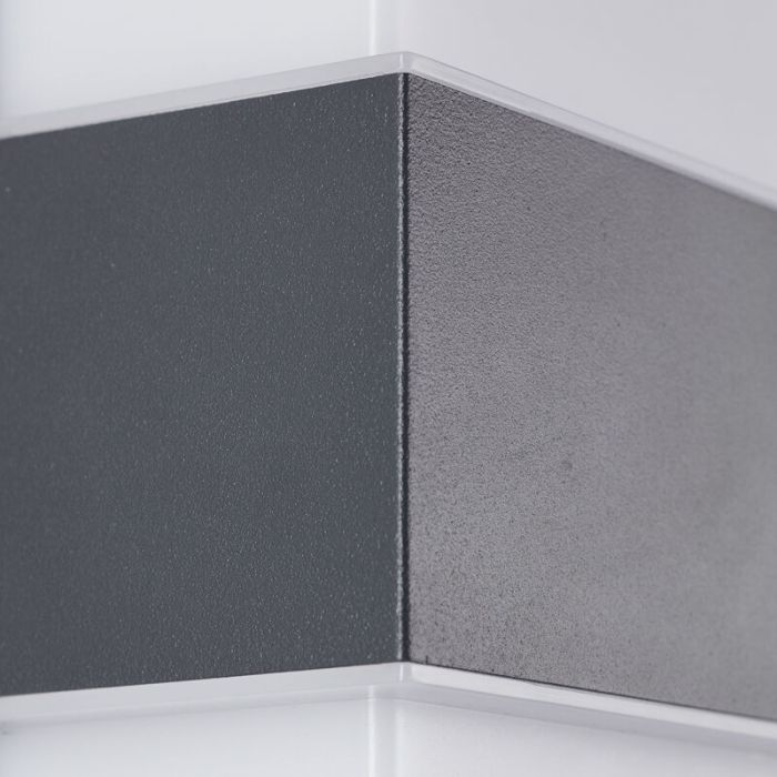 Modern outdoor light anthracite, Birol, 7W, 4000K LED, IP44