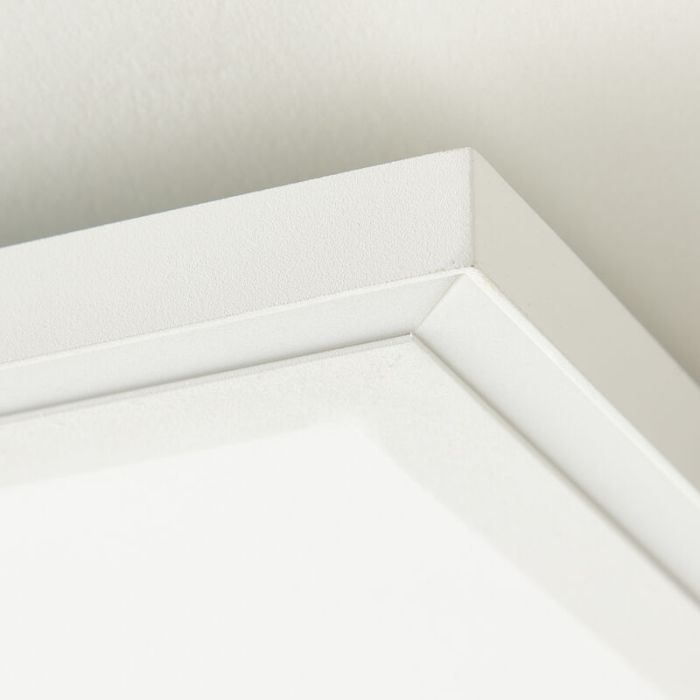 Modern LED panel ceiling light white, Ricco, 25W, adjustable light colour LED, with remote control