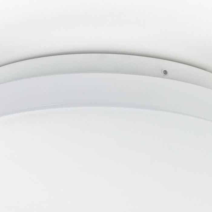 Plastic flush ceiling light white, Julie, 12W, 3000K LED