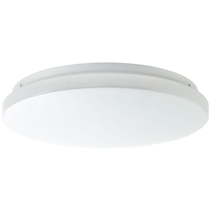 Plastic flush ceiling light white, Julie, 18W, 4000K LED