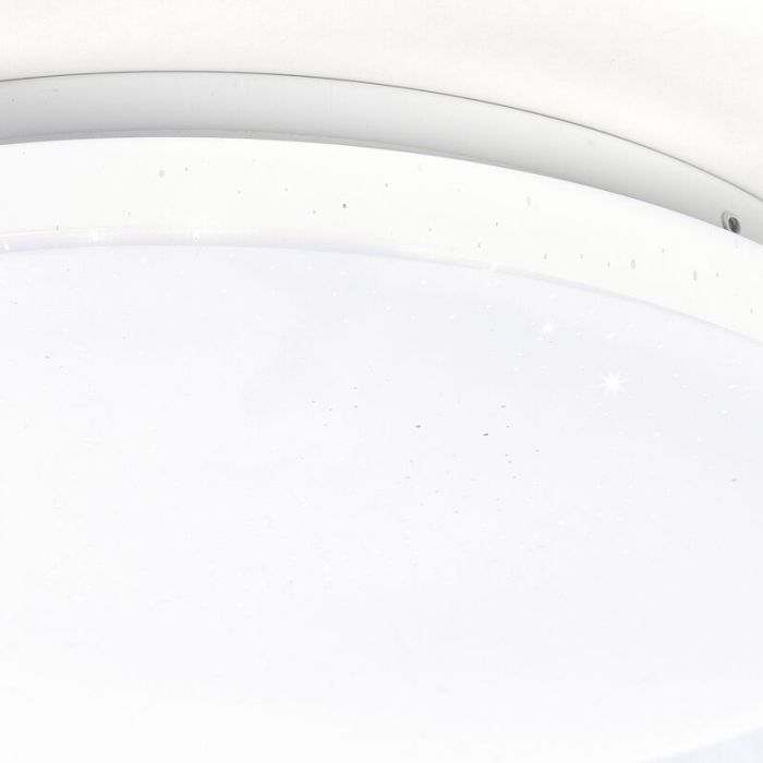 Plastic flush ceiling light white, Julie, 18W, 4000K LED