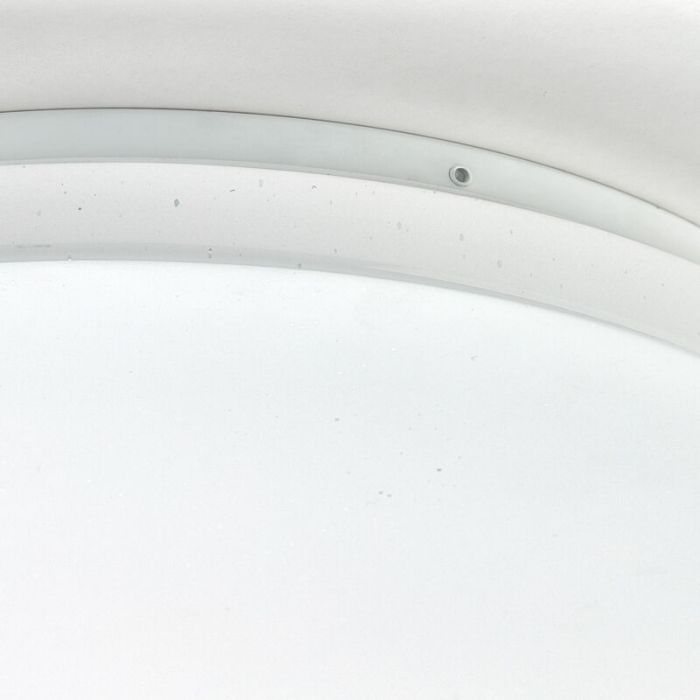 Plastic flush ceiling light white, Julie, 24W, 3000K LED