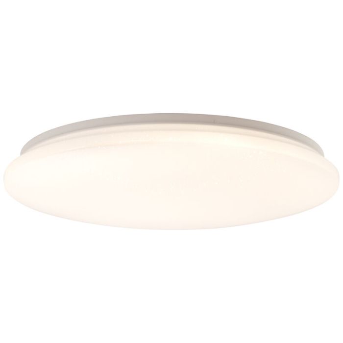 Plastic flush ceiling light white, Julie, 36W, 3000K LED