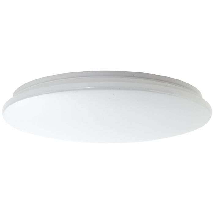 Plastic flush ceiling light white, Julie, 36W, 3000K LED