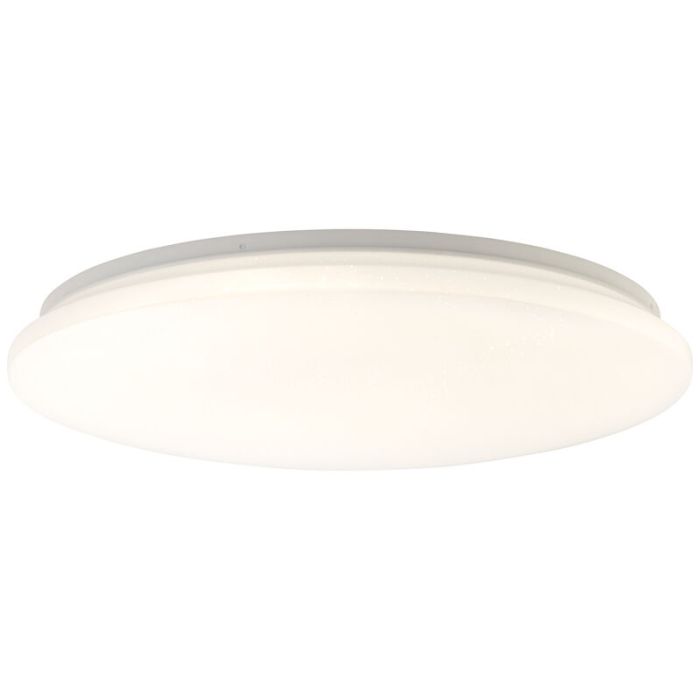 Plastic flush ceiling light white, Julie, 36W, adjustable light colour LED, with remote control