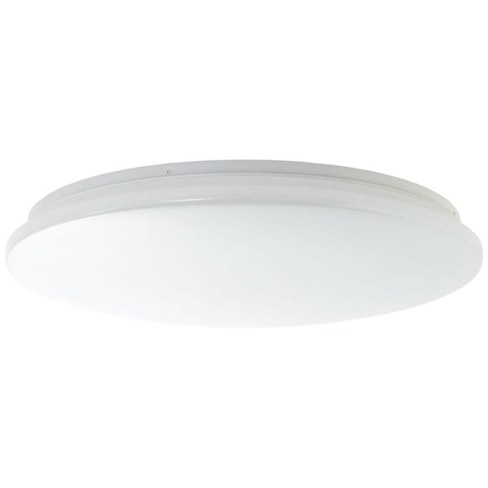 Plastic flush ceiling light white, Julie, 36W, adjustable light colour LED, with remote control
