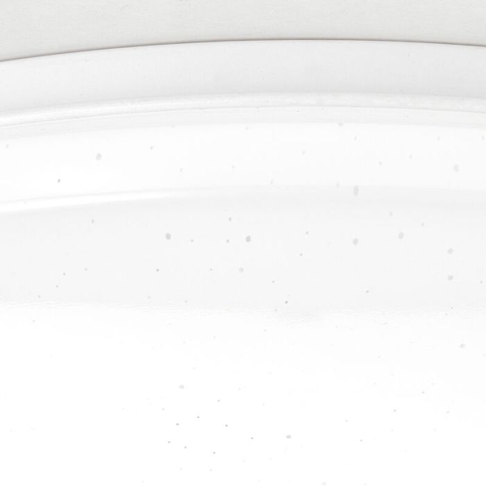 Plastic flush ceiling light white, Julie, 36W, adjustable light colour LED, with remote control