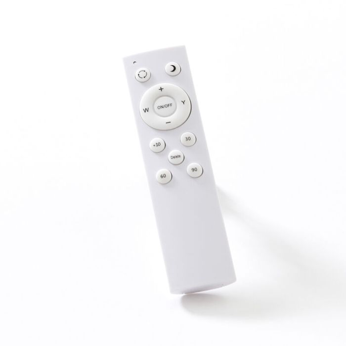 Plastic flush ceiling light white, Julie, 36W, adjustable light colour LED, with remote control