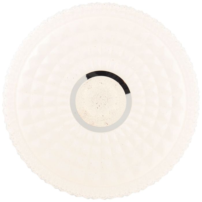 Design flush ceiling light chrome, Jenine, 12W, 3000K LED
