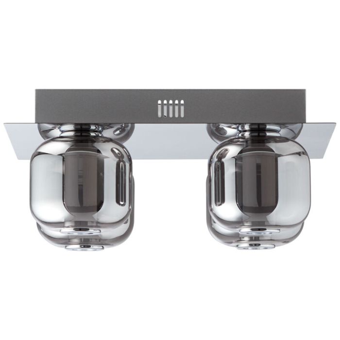 Design ceiling light chrome, Emmely, 22W, 3000K LED