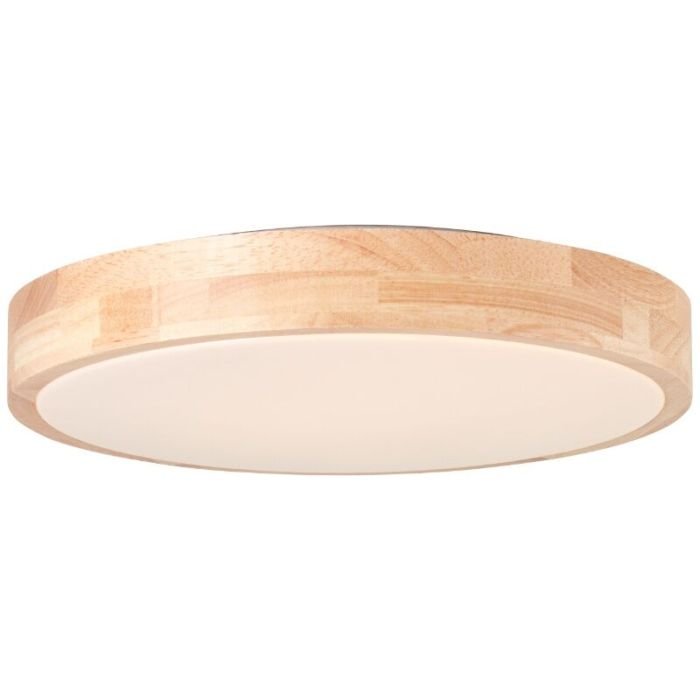 Rustic bathroom ceiling light wood, Kavish, IP44