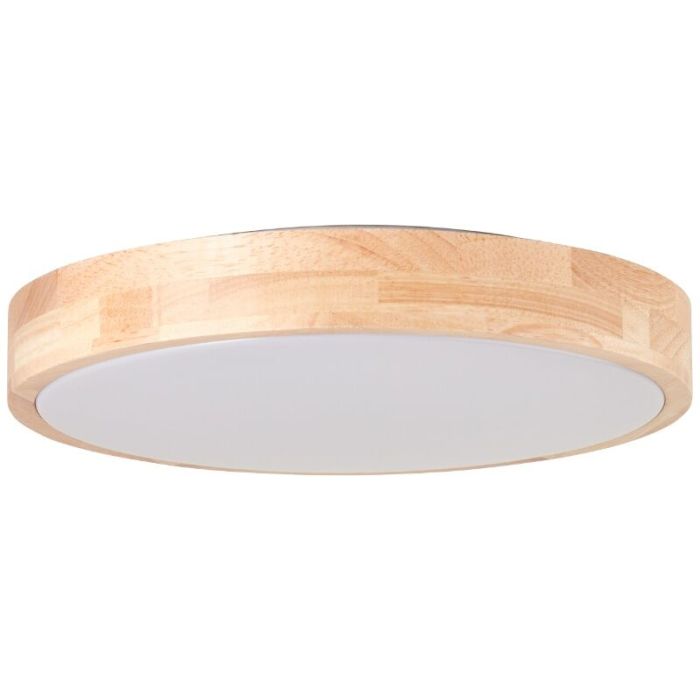 Rustic bathroom ceiling light wood, Kavish, IP44