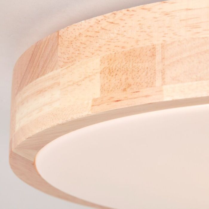Rustic bathroom ceiling light wood, Kavish, IP44