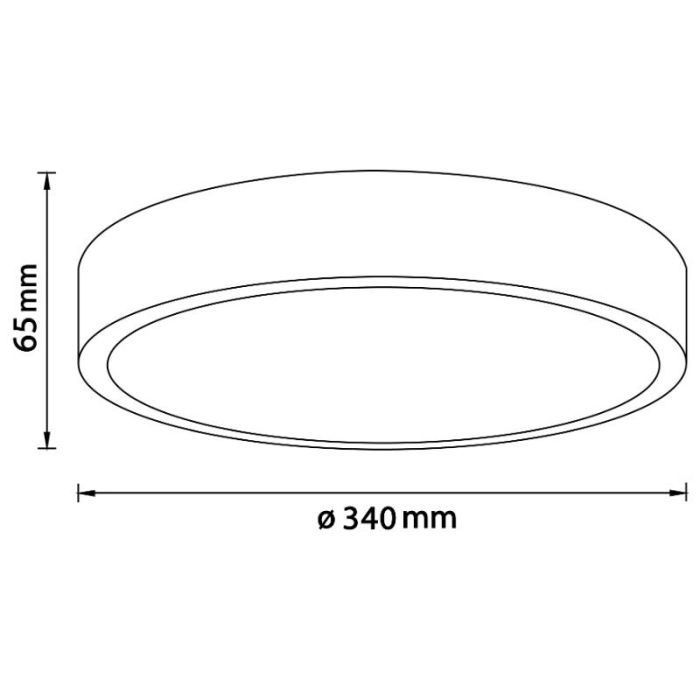 Rustic bathroom ceiling light wood, Kavish, IP44