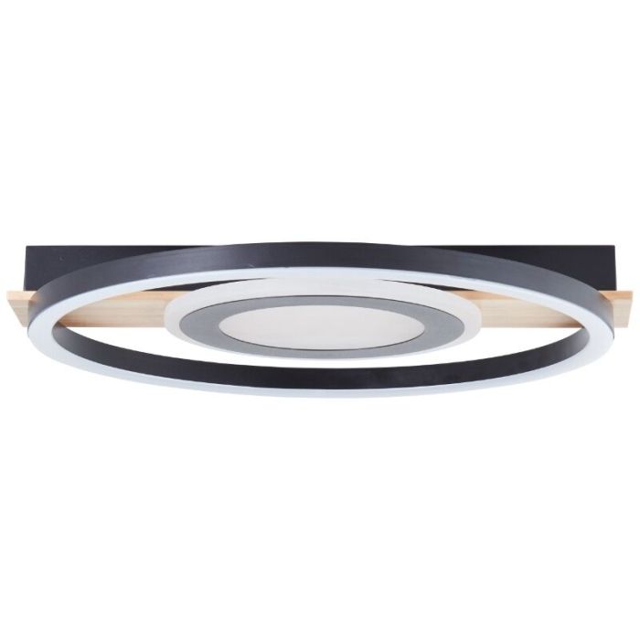 Design flush ceiling light brown, Konrad, 20W, 3000K LED