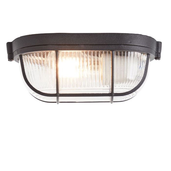 Rustic ceiling light black, Kali