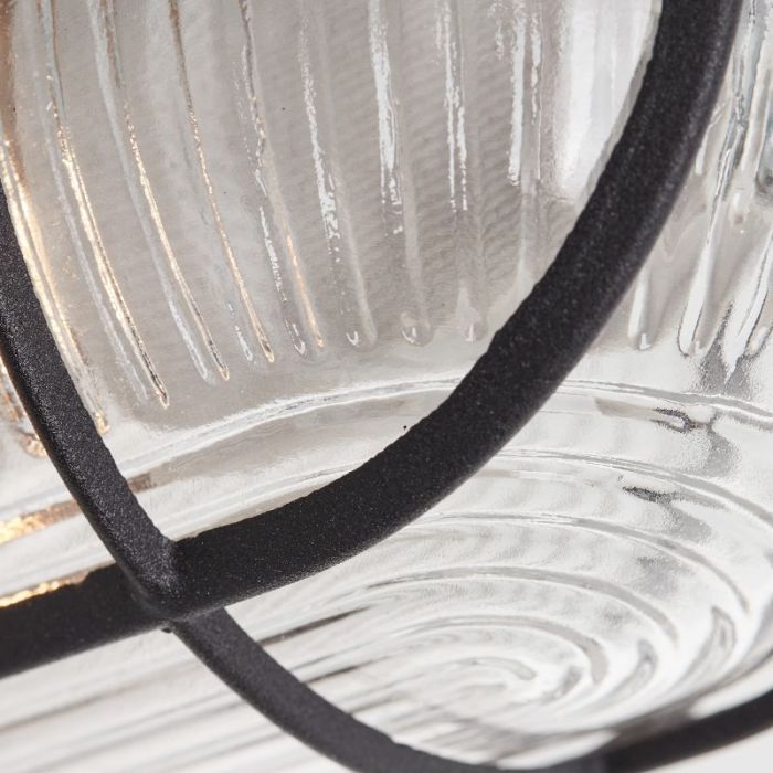 Rustic ceiling light black, Kali