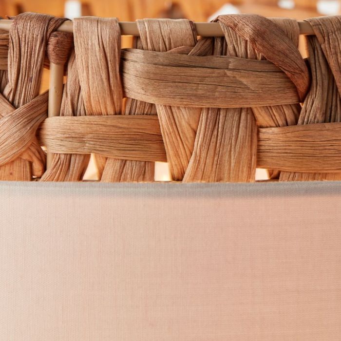 Rustic table lamp brown, Vibeke, with switch