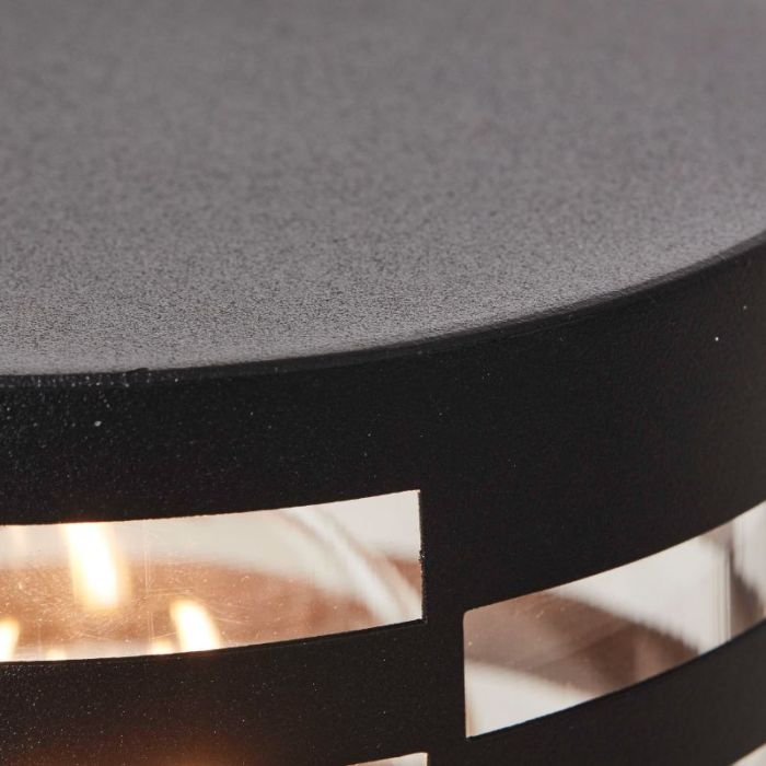 Modern outdoor light black, Veysel, IP44