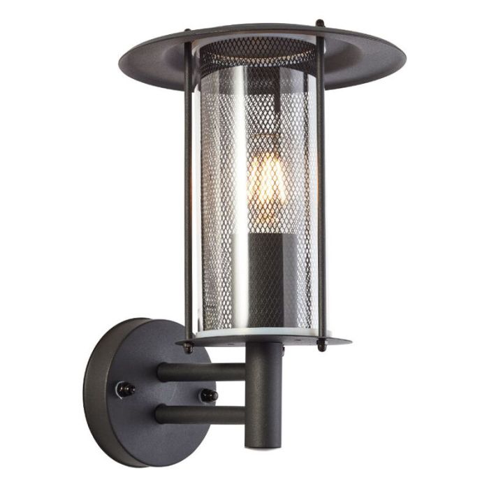 Rustic outdoor light black, Gezina, IP44